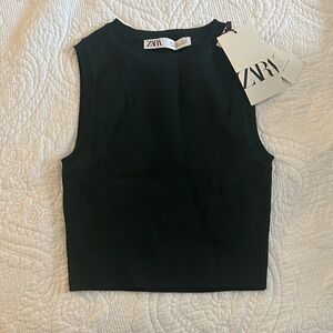 Zara Classic Dark Green Tank Top